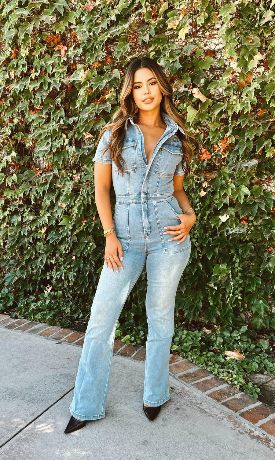 Space Cowboy Denim Jumpsuit