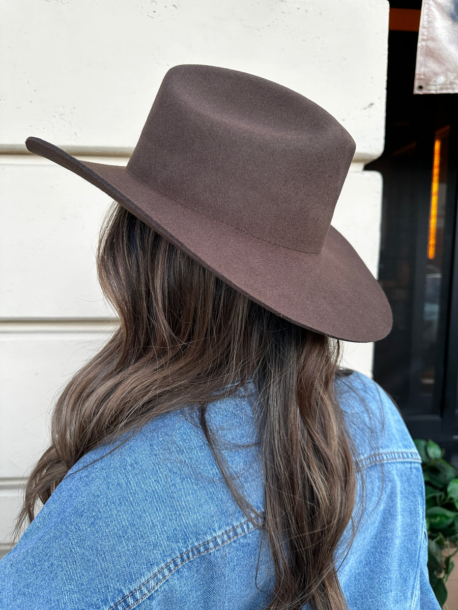 Western Cattleman Cowboy Hat- Brown