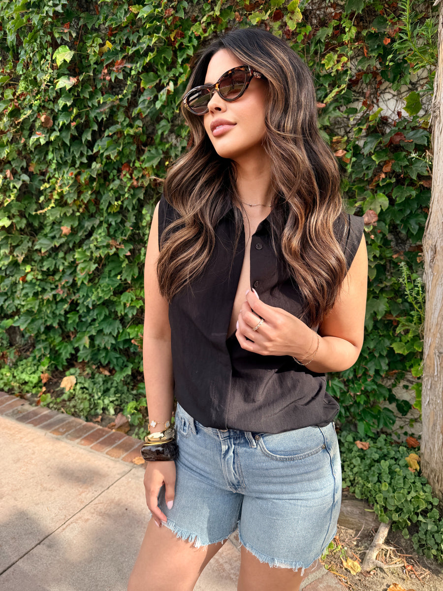 Sienna Blouse-Black