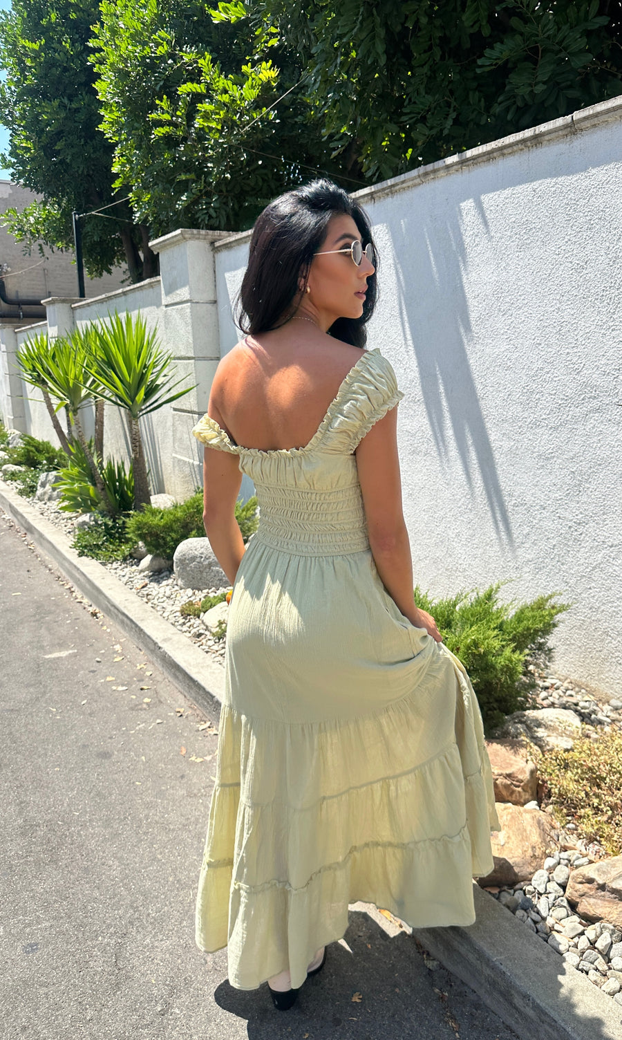 On My Mind Maxi Dress- Matcha Latte