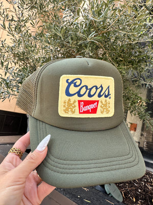 Coors Olive OG Trucker Hat