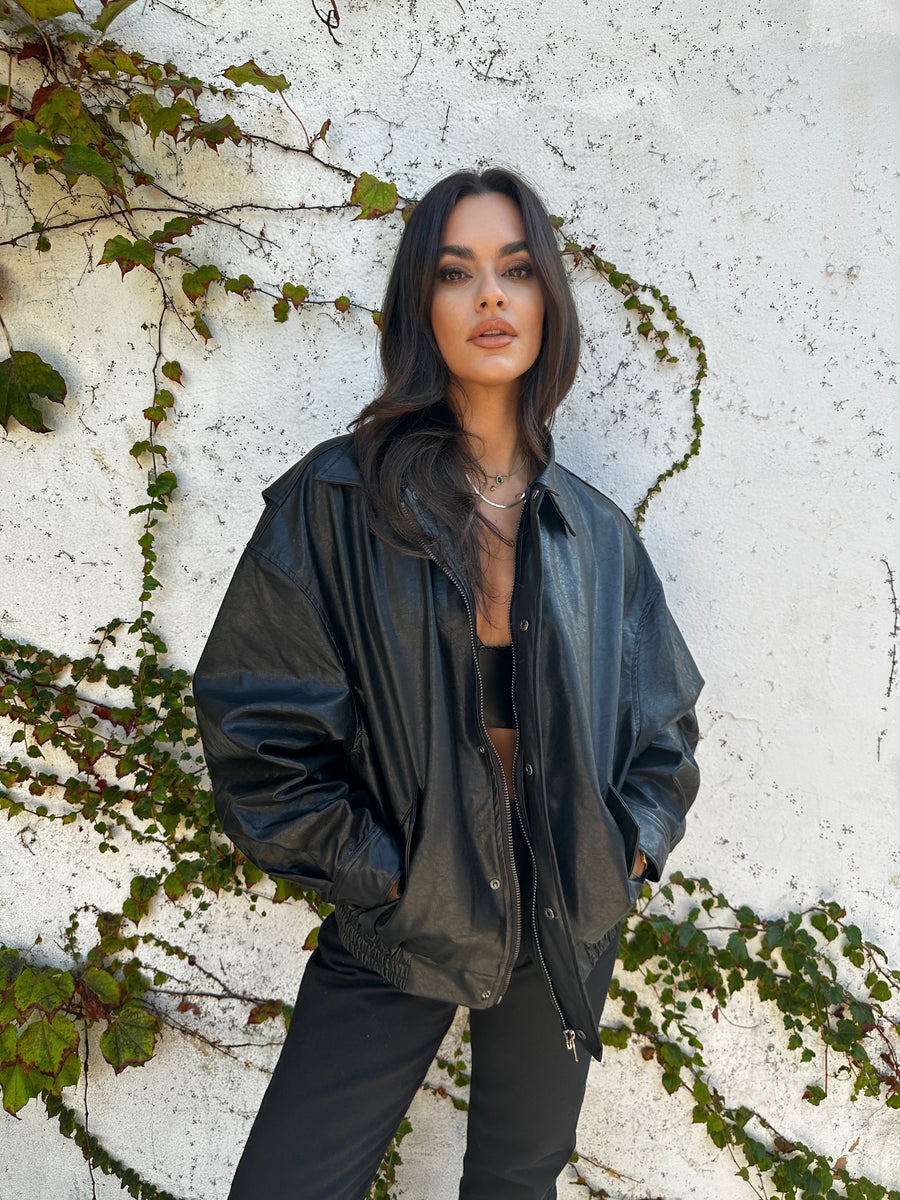 Nirvana Bomber Jacket- Black