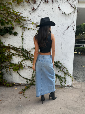 Come As You Are Denim Skirt