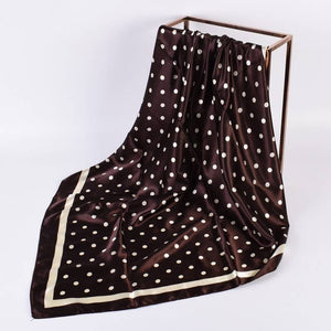 LARGE POLKA DOT SCARF