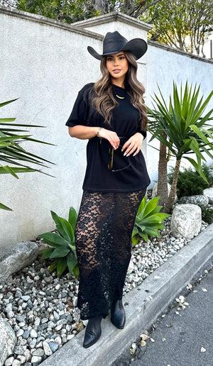 Khloe Lace Maxi Skirt