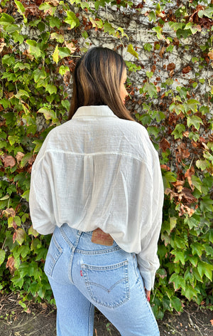 Natural Element Button Down - White