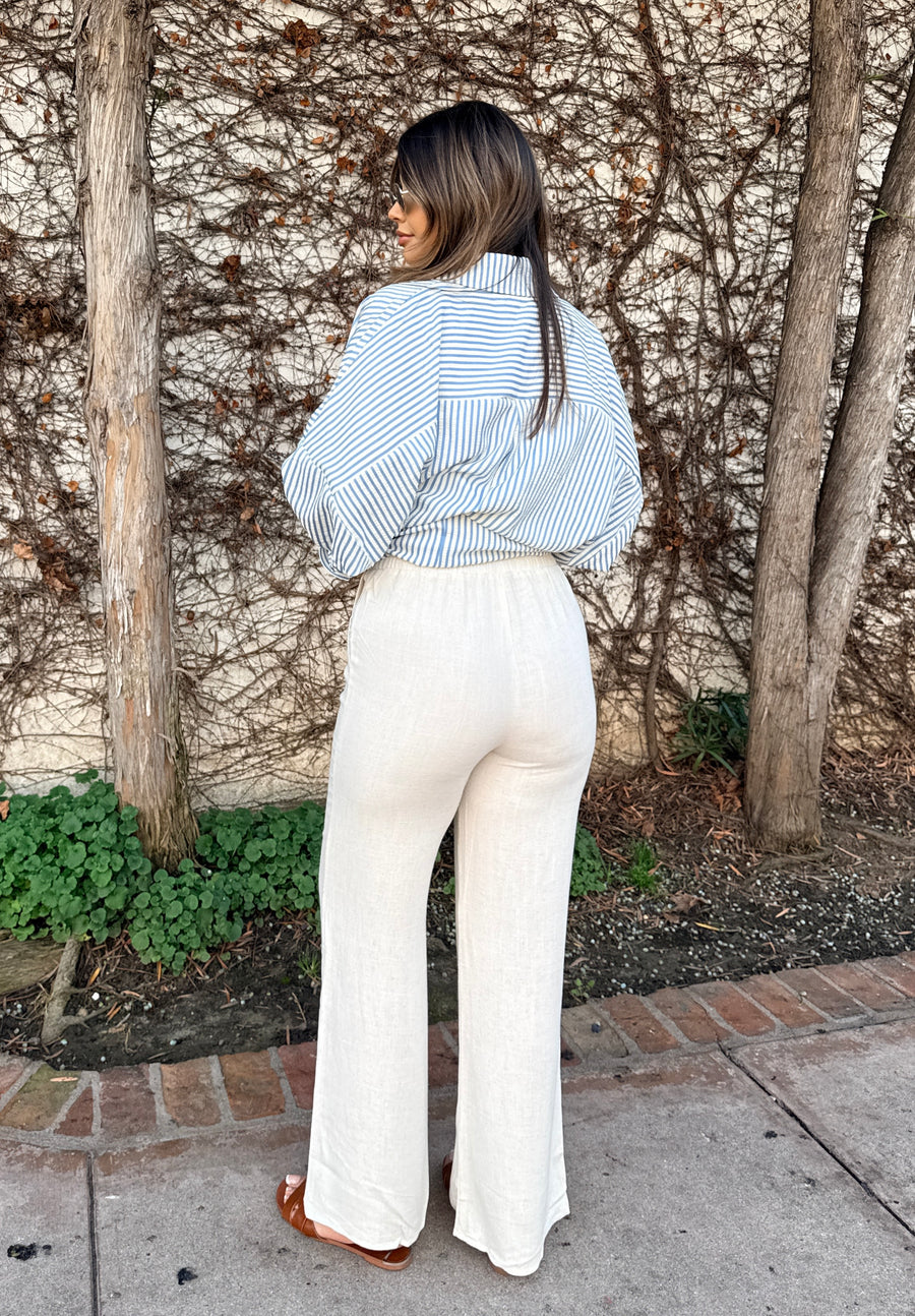 The Drift Linen Blend Pant