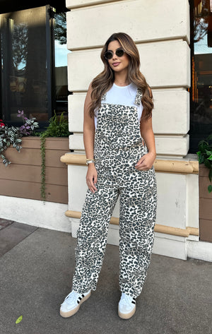 Ziggy Leopard Overalls