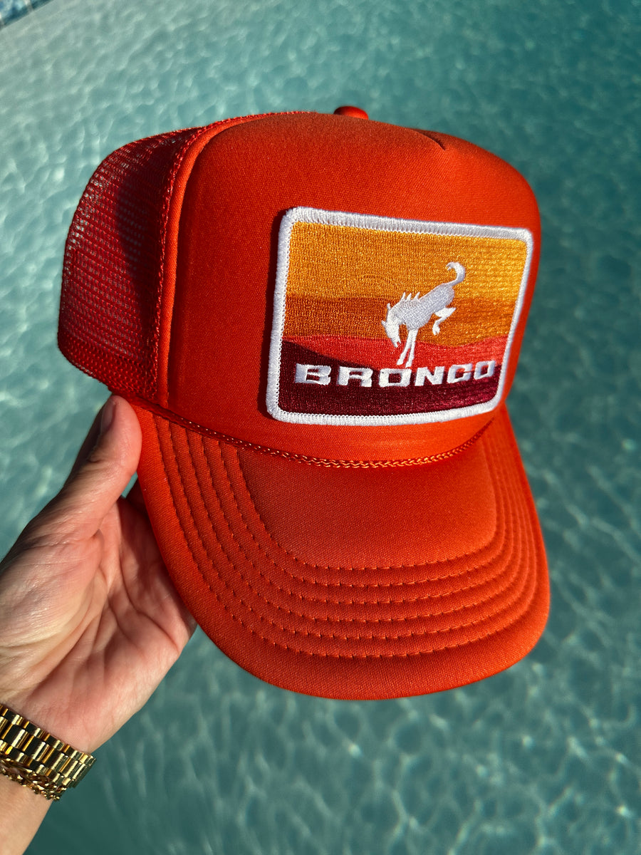 Bronco Logo Orange Classic Hat