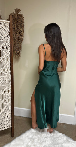 Love Me More Dress - Emerald