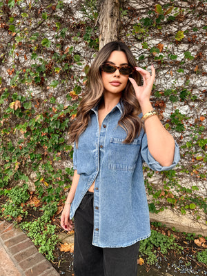 Denim Button Up