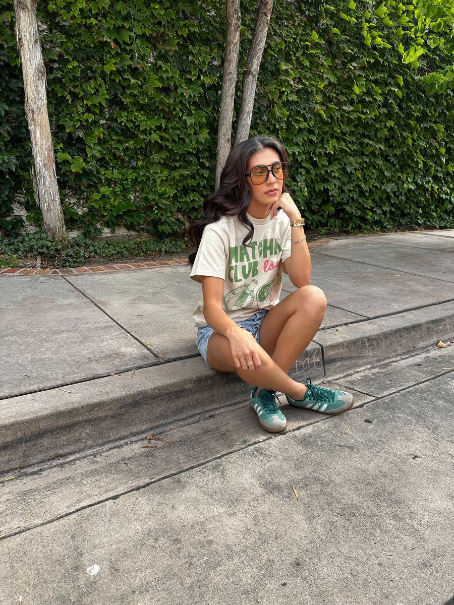 Matcha Club Oversized Tee