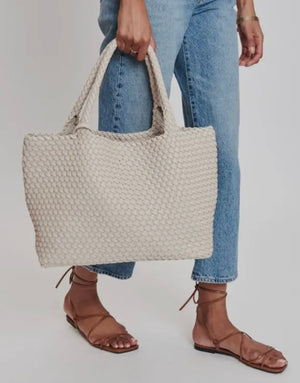 Solana Woven Tote - Ivory  (PRE-ORDER)