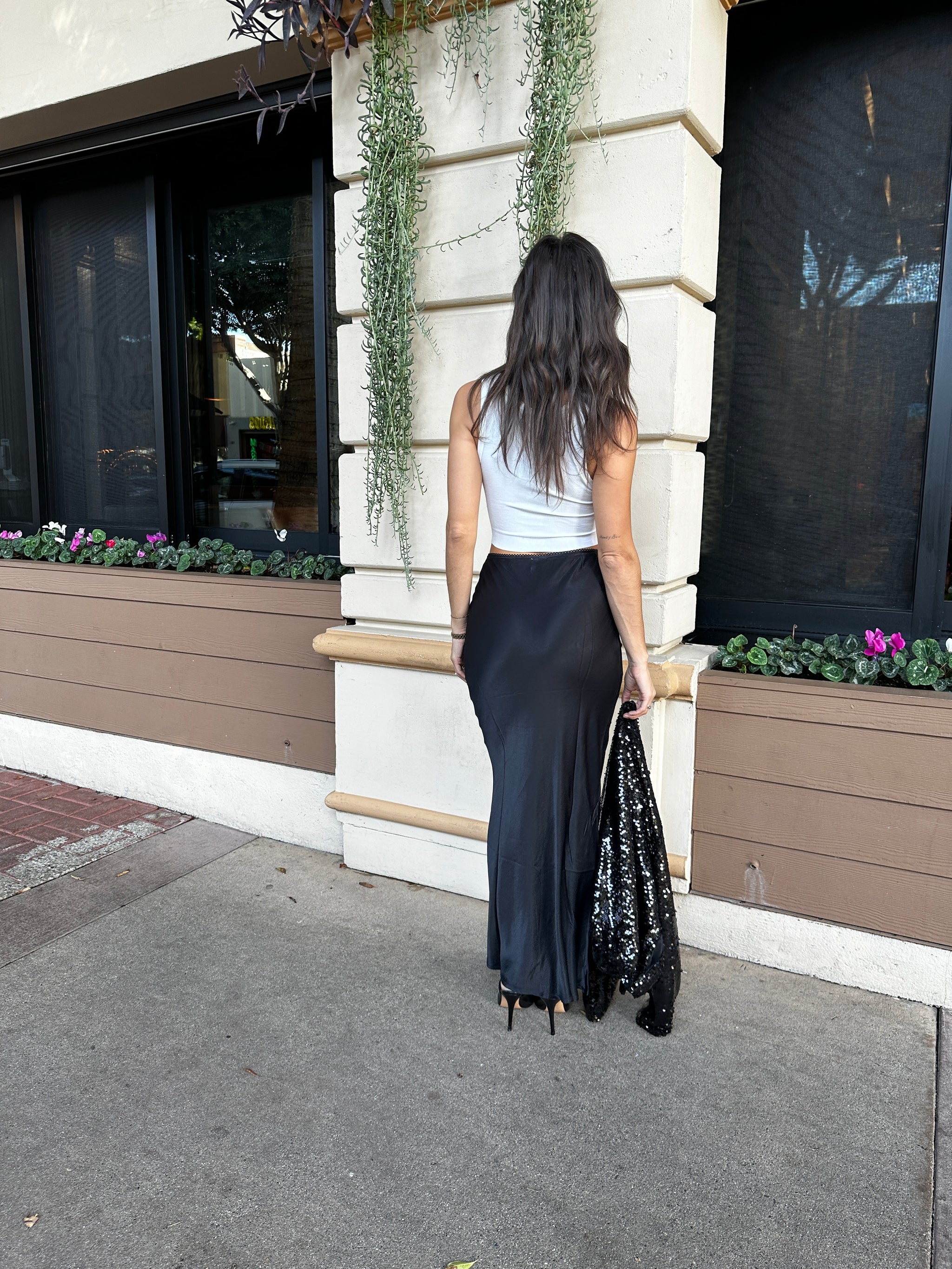 Ethereal Maxi Slip Skirt - Main Image