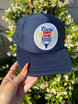 Coors Banquet Rodeo Navy Classic Hat