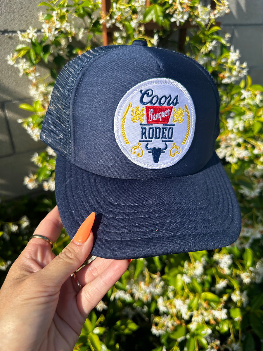 Coors Banquet Rodeo Navy Classic Hat