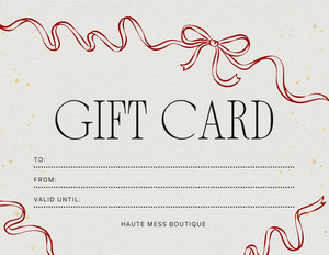 E GIFT CARD