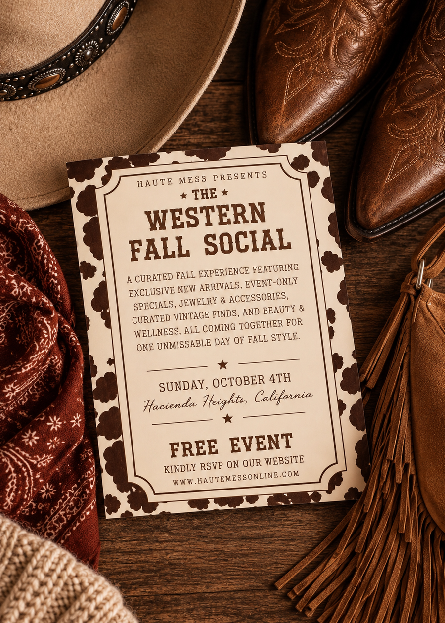THE WESTERN FALL SOCIAL