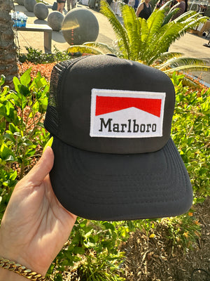 Vintage Marlboro Logo Black Classic Hat