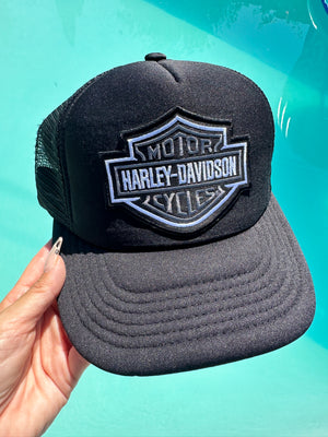 Harley Davidson Patch Black Classic Hat