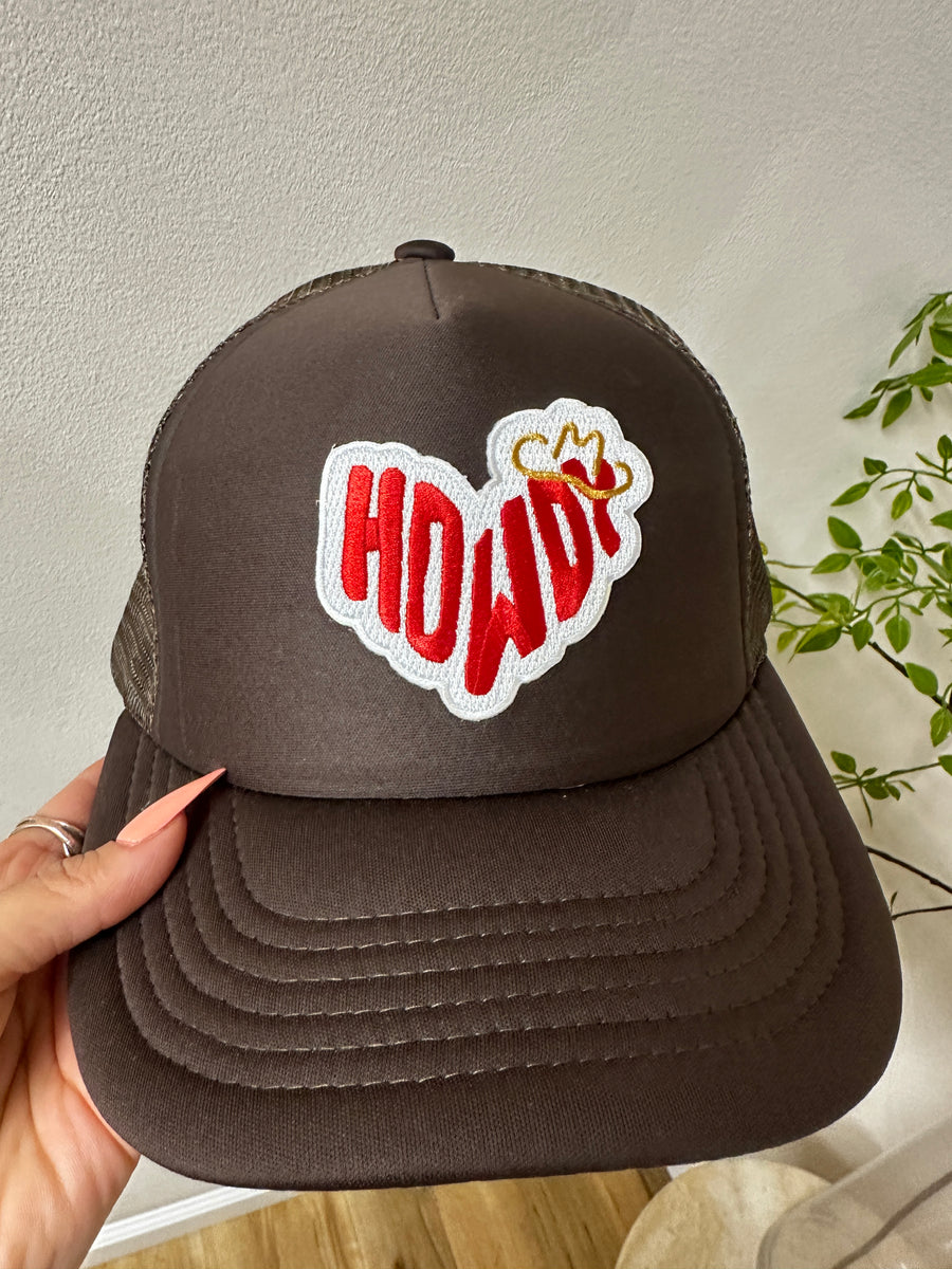 Howdy Patch Brown Classic Hat