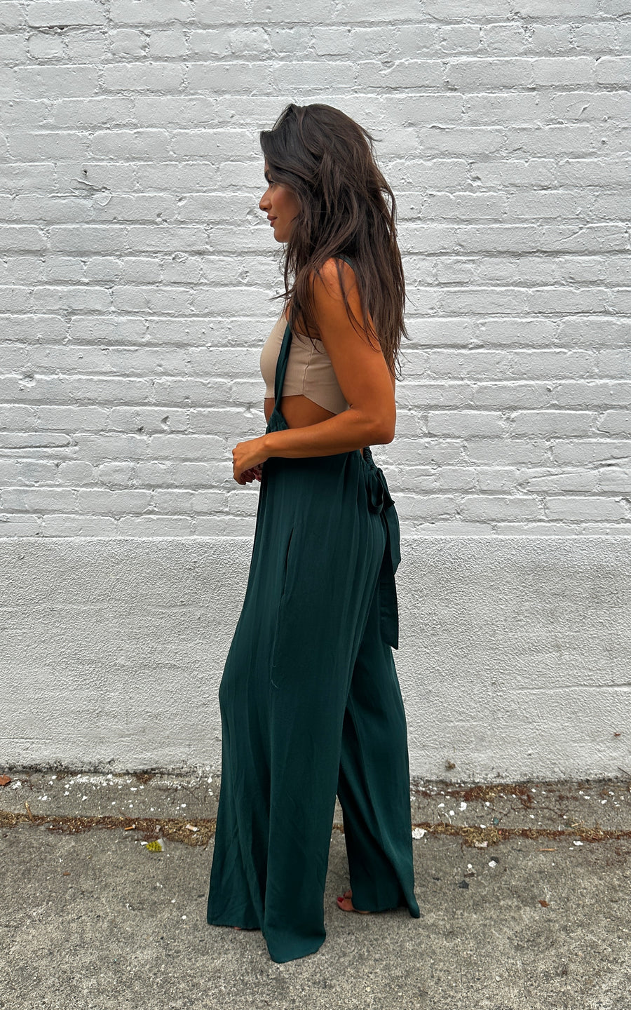 Higher Love Jumpsuit - Hunter Green