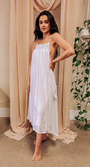 Look Into The Sun Maxi- Off White