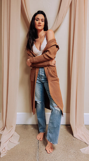 Bonfire Cardigan - Camel