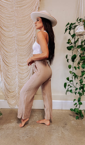 Summer Days Pant- Taupe